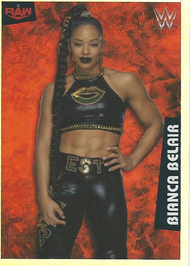 WWE Panini 2022 Sticker Collection Bianca Belair Foil #39