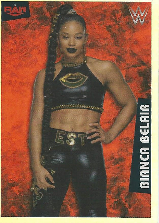 WWE Panini 2022 Sticker Collection Bianca Belair Foil #39