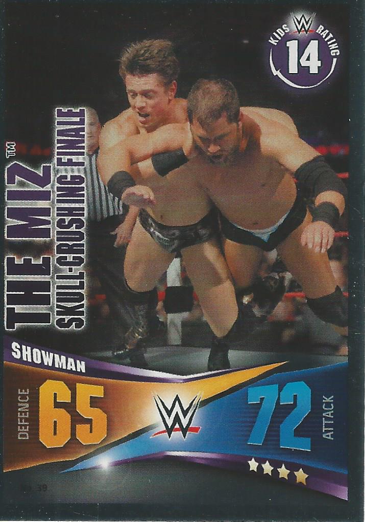WWE Topps Slam Attax Rivals 2014 Miz #39