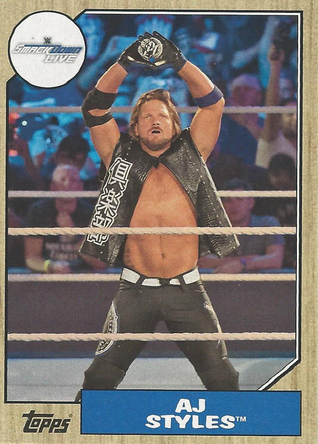 WWE Topps Heritage 2017 AJ Styles #39