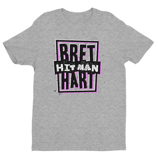 Bret Hart "Hitman" Abstract Logo T-shirt