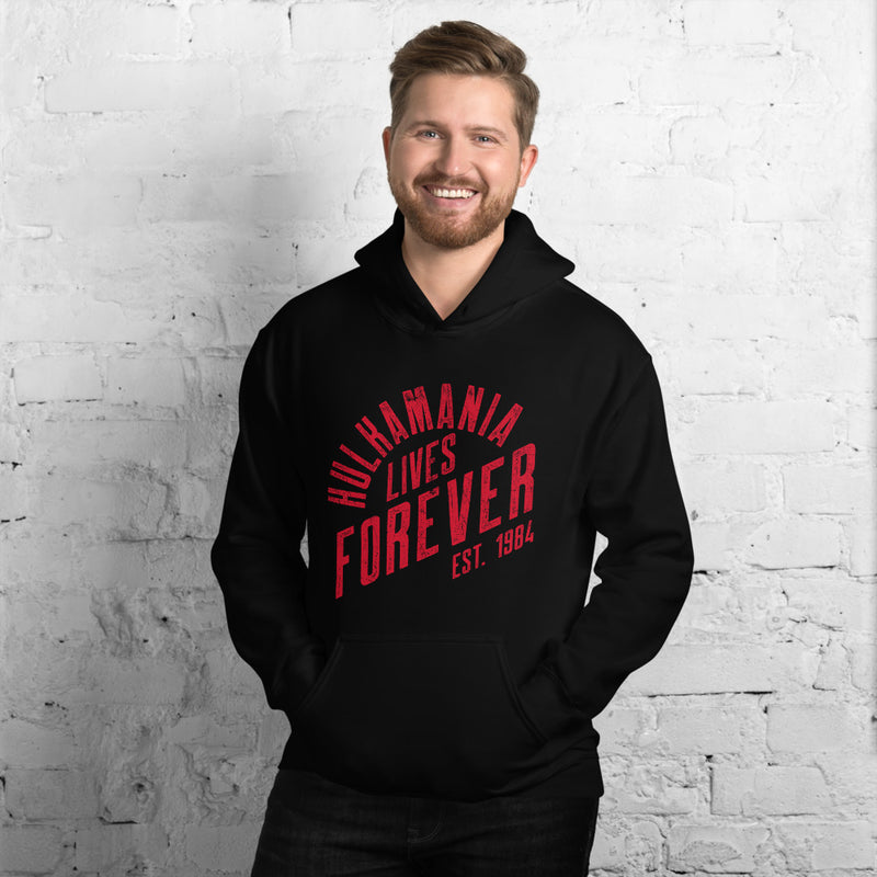 Hulk Hogan "Hulkamania Lives Forever" Hoodie Sweatshirt