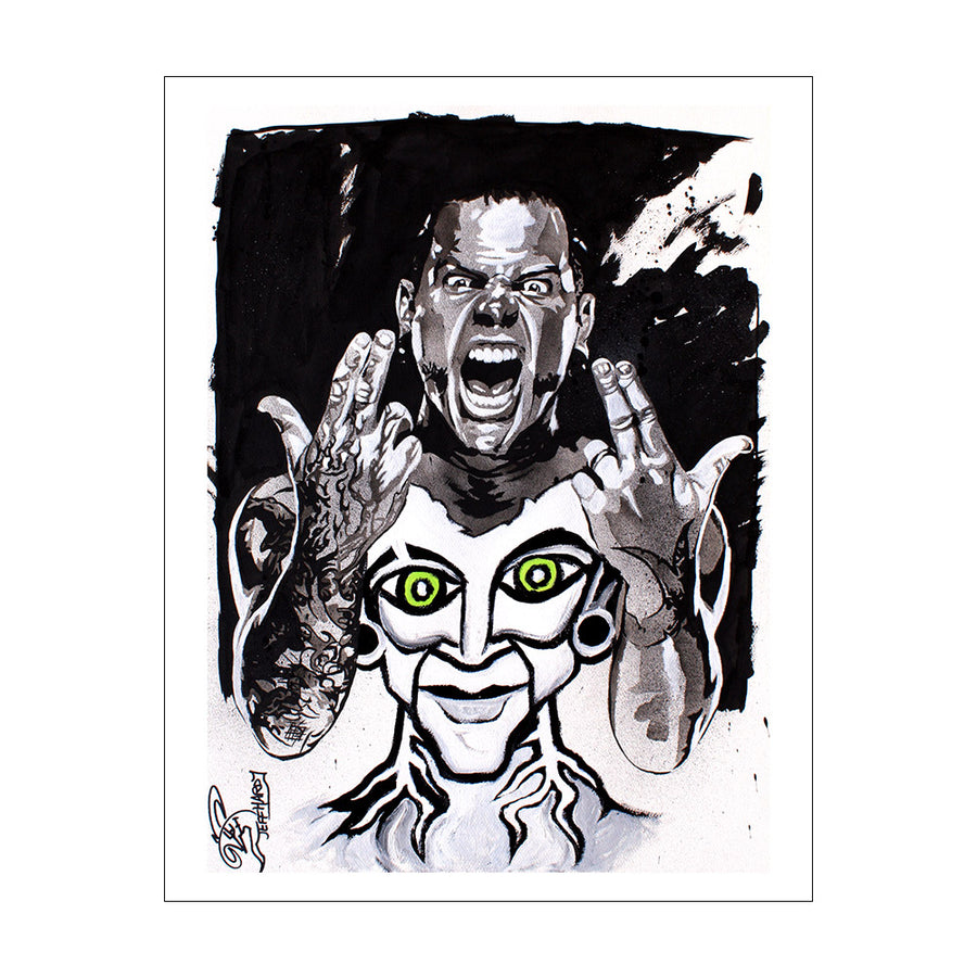 Jeff Hardy Rob Schamberger 11 x 14 Art Print