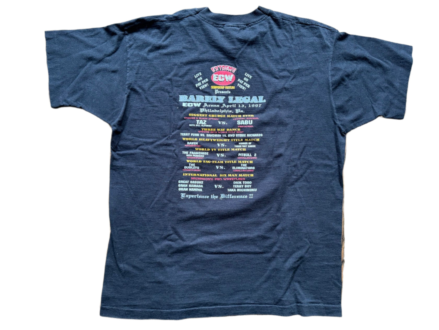 1997 ECW Barely Legal T-Shirt Pwcatalog