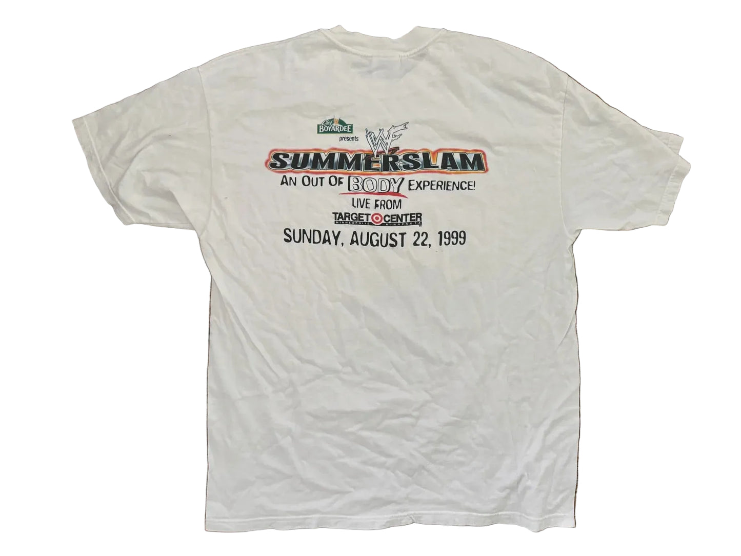 1999 WWF Summerslam Steve Austin T-shirt Pwcatalog
