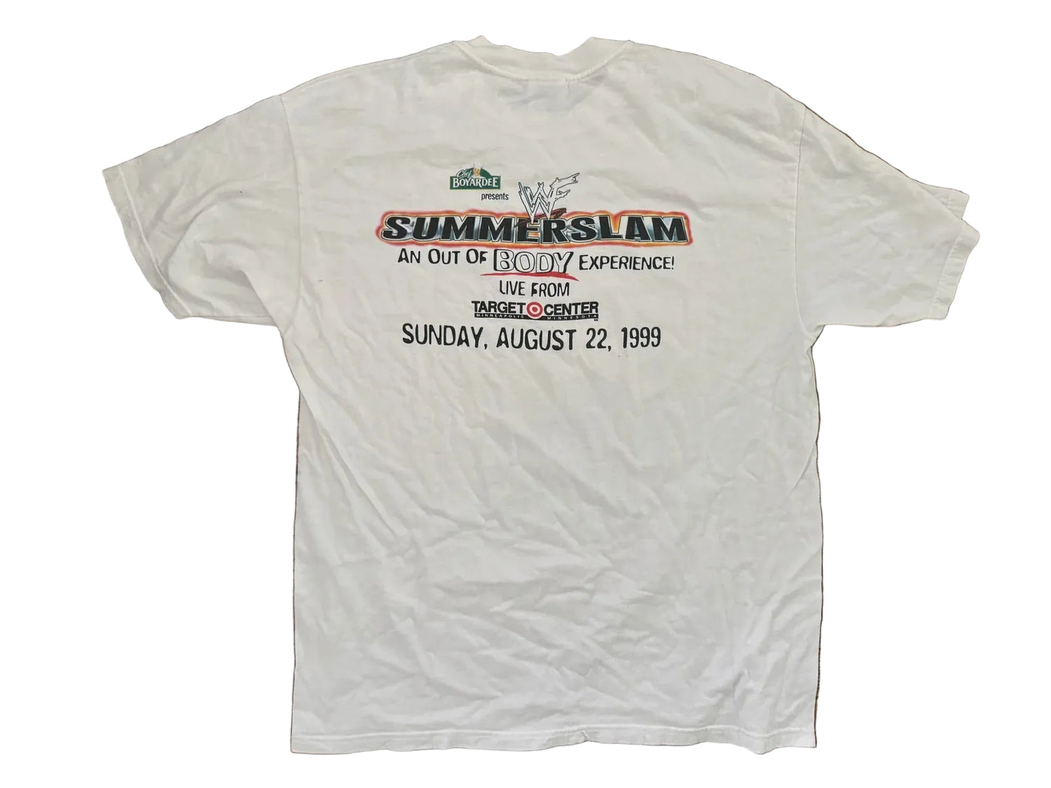 1999 WWF Summerslam Steve Austin T-shirt Pwcatalog