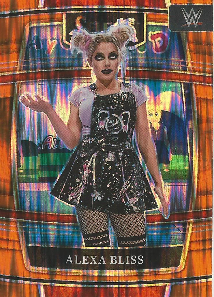 WWE Panini Select 2022 Alexa Bliss #3 Orange Flash