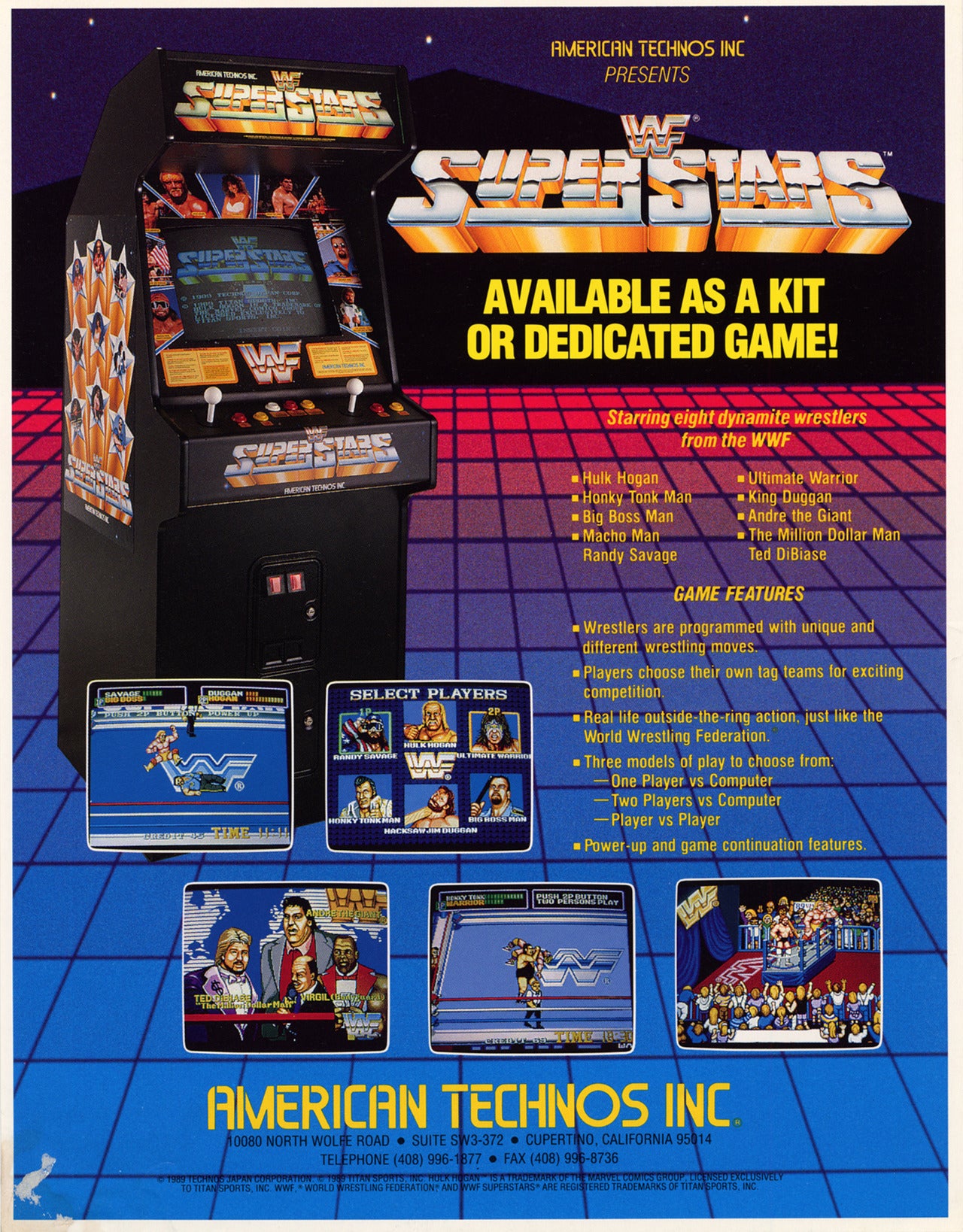 WWF Superstars [Arcade] PWcatalog
