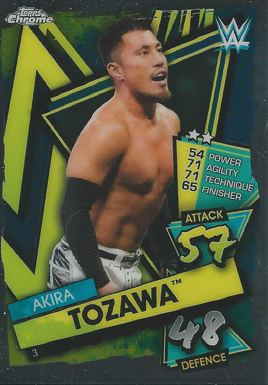 WWE Topps Slam Attax Chrome 2021 Akira Tozawa #3