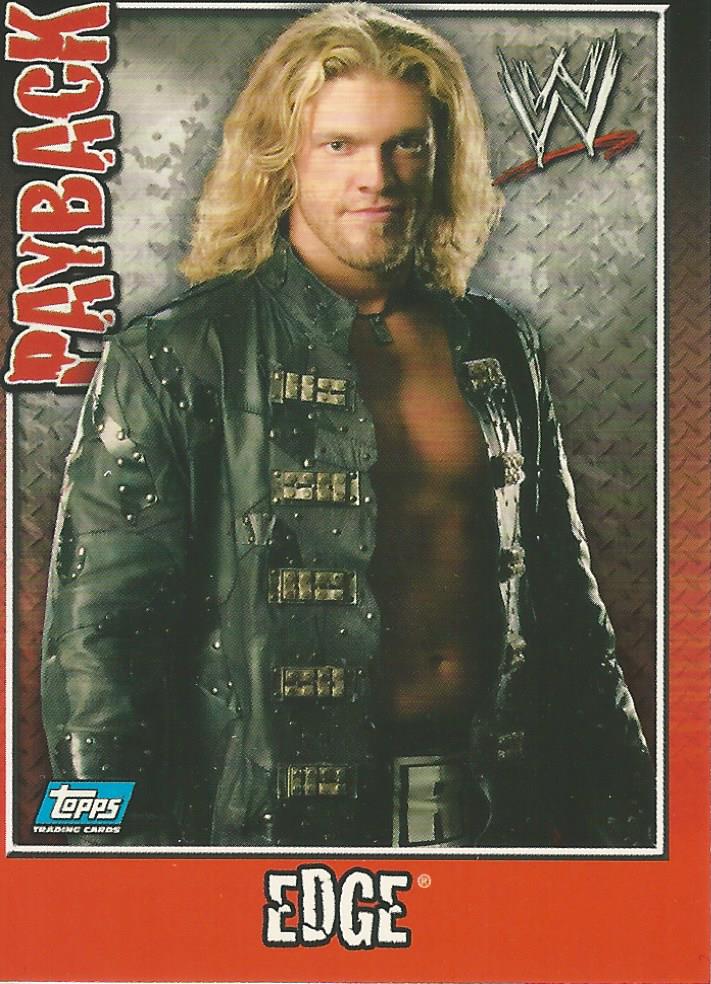 WWE Topps Payback 2006 Edge #3