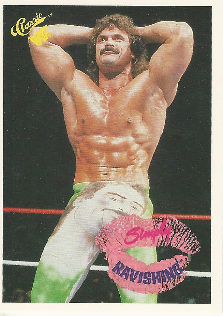 WWF Classic Trading Cards 1990 Rick Rude No.3 trading card PW Catalog