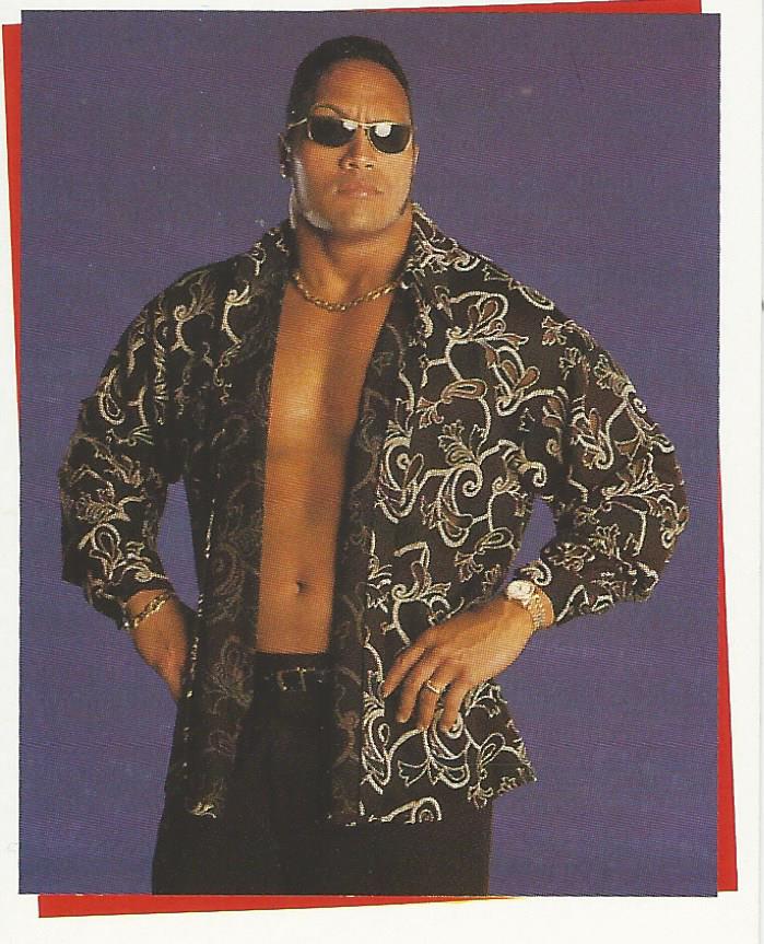 WWF Smackdown Stickers 2000 The Rock #3