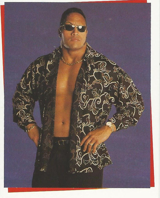WWF Smackdown Stickers 2000 The Rock #3