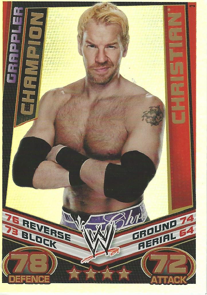 WWE Topps Slam Attax Rebellion 2012 Christian Champion #3