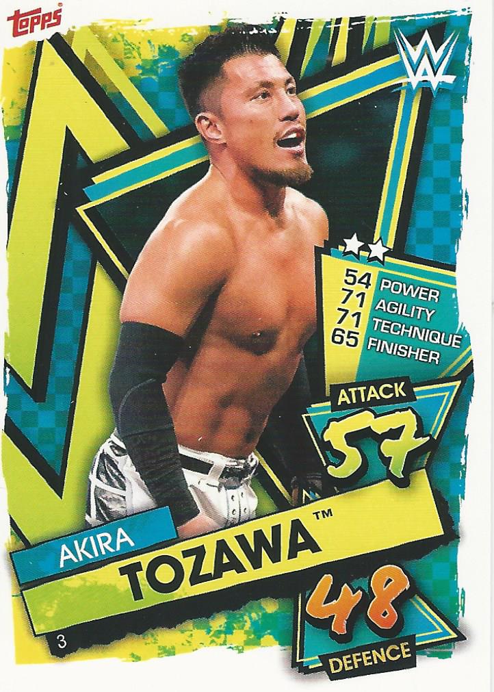 WWE Topps Slam Attax 2021 Akira Tozawa #3