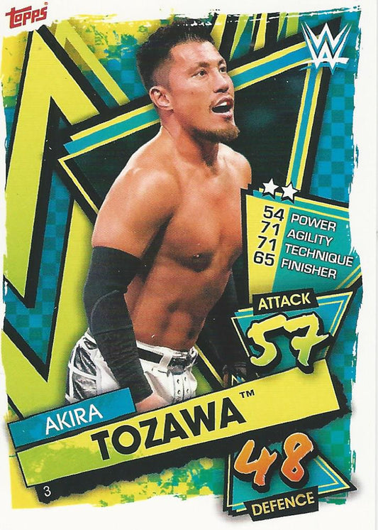 WWE Topps Slam Attax 2021 Akira Tozawa #3