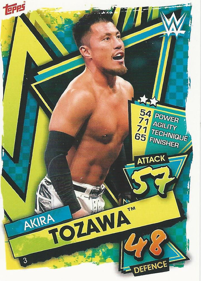 WWE Topps Slam Attax 2021 Akira Tozawa #3