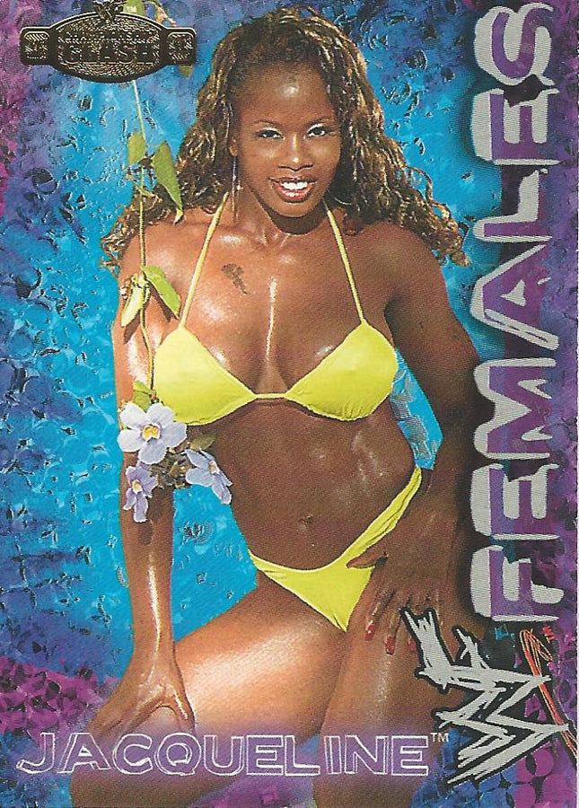 WWF Fleer Championship Clash 2001 Jacqueline WF 8 of 9 trading card PW Catalog