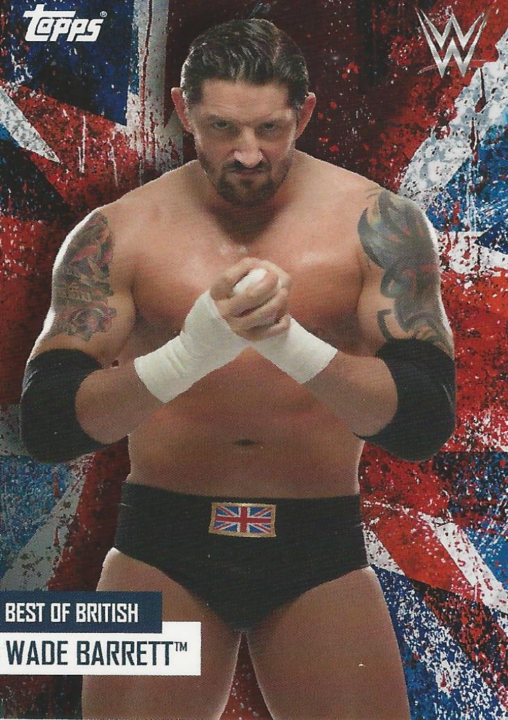 WWE Topps Best of British 2021 Wade Barrett trading card PW Catalog