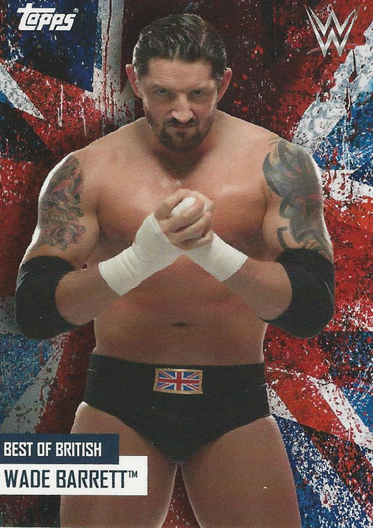 WWE Topps Best of British 2021 Wade Barrett trading card PW Catalog
