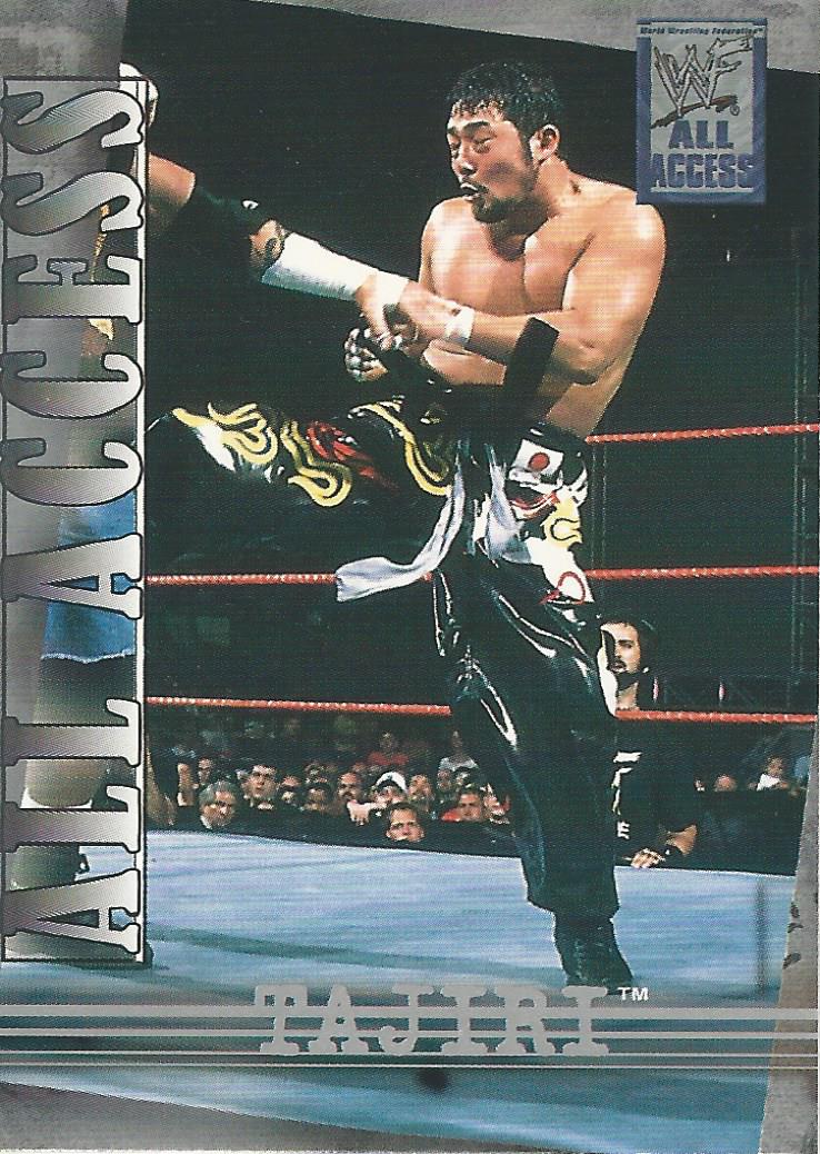 WWF Fleer All Access 2002 Tajiri #3