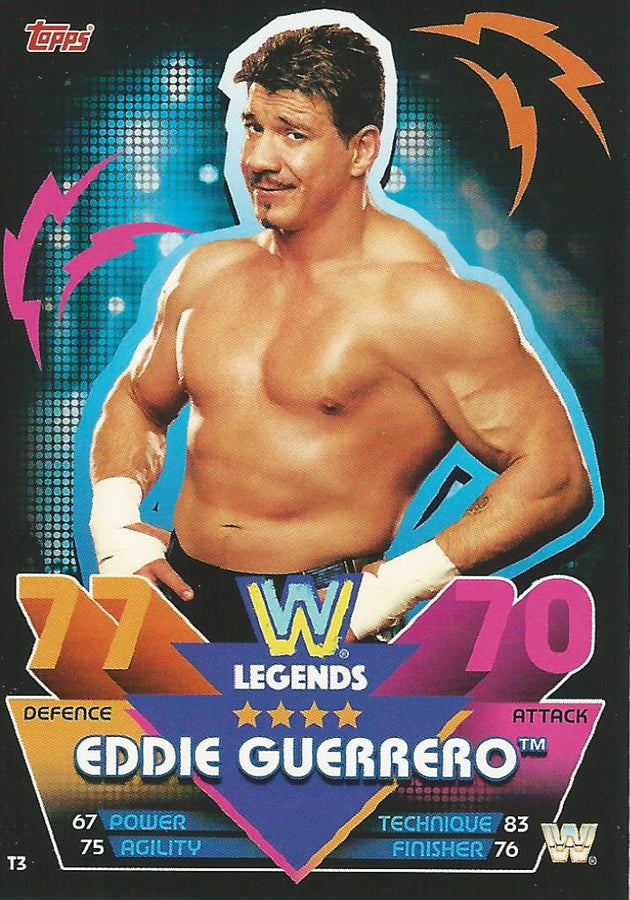 WWE Topps Slam Attax Reloaded 2020 Eddie Guerrero T3 trading card PW Catalog