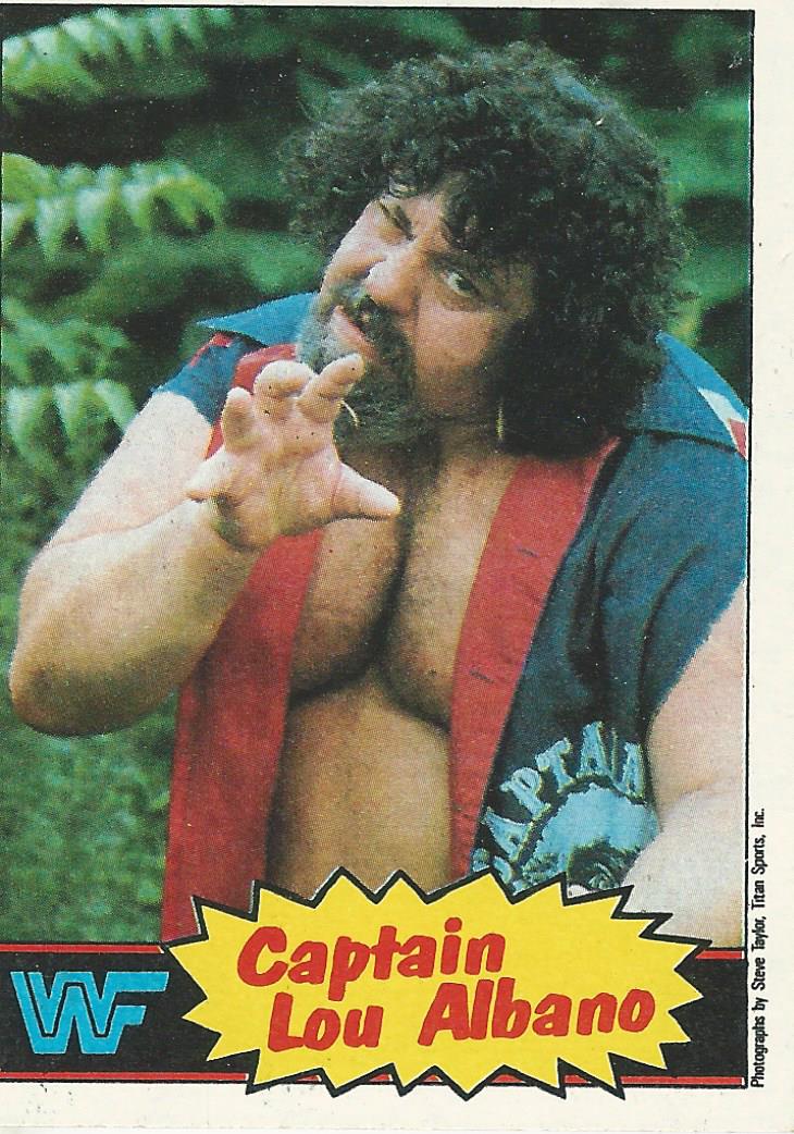 WWF Topps Wrestling Cards 1985 Captain Lou Albano No.3 PWcatalog