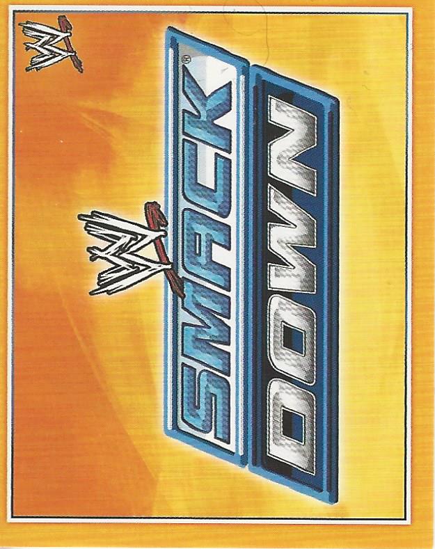 WWE Topps A-Z Sticker Collection 2014 Smackdown Logo #3