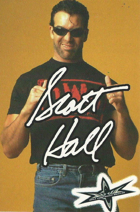 WCW Crazy Planet Stickers 1999 Scott Hall trading card PW Catalog