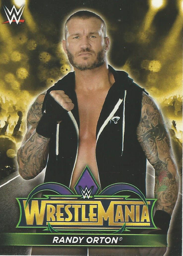 WWE Topps Road to Wrestlemania 2018 Randy Orton R3 trading card PW Catalog