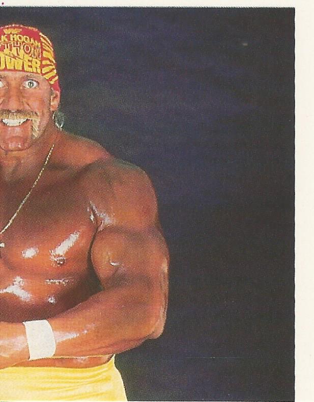 WWF Merlin Stickers 1992 Hulk Hogan #3
