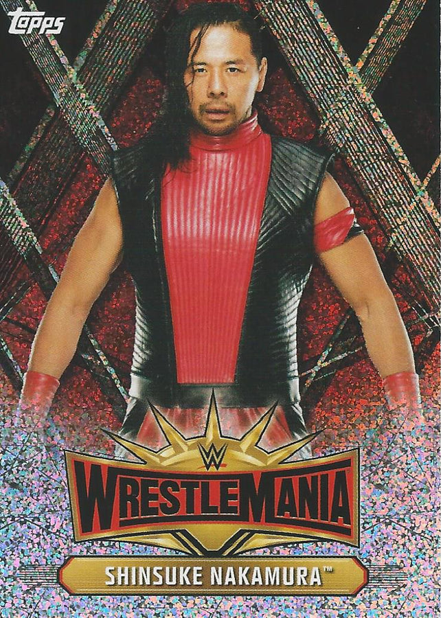 WWE Topps Champions 2019 Shinsuke Nakamura WM-3 trading card PW Catalog
