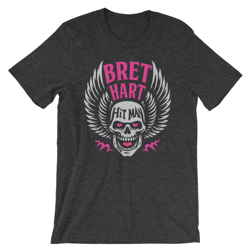 Bret Hart "Hit Man Skull" T-Shirt