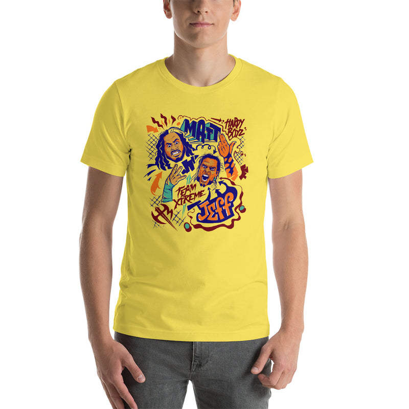 The Hardy Boyz "Team Xtreme Graffiti" Short-Sleeve Unisex T-Shirt