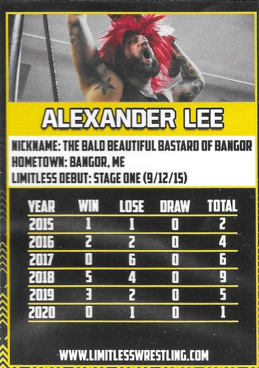 Alexander LEE trading card PW Catalog