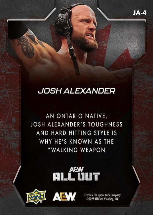 Josh Alexander trading card PW Catalog