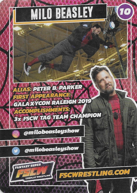 Spider-Man / Milo Beasley trading card PW Catalog