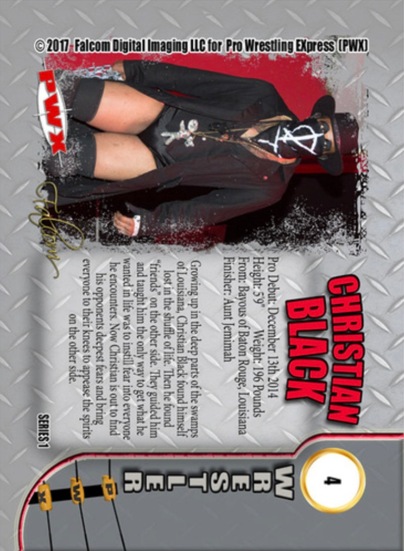 Christian Black trading card PW Catalog