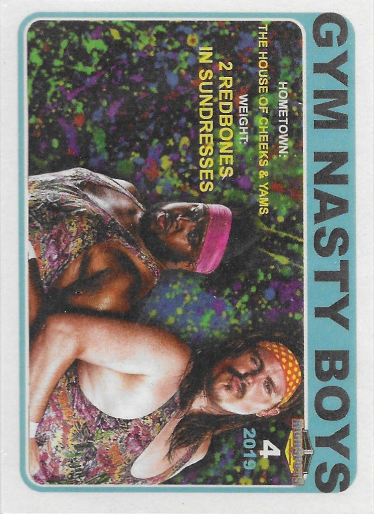 Gym Nasty Boys trading card PW Catalog