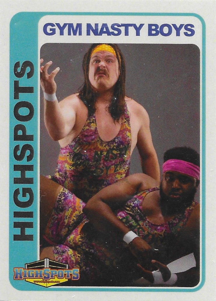 Gym Nasty Boys trading card PW Catalog