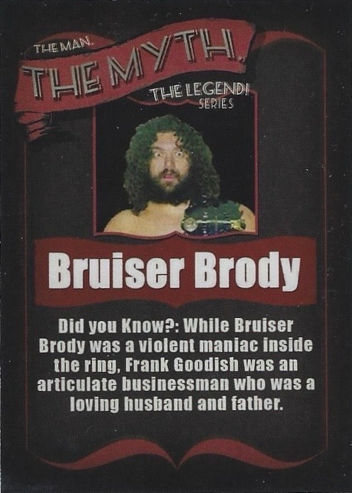 Bruiser Brody trading card PW Catalog