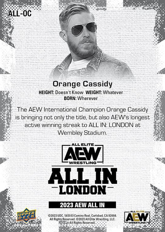 Orange Cassidy trading card PW Catalog