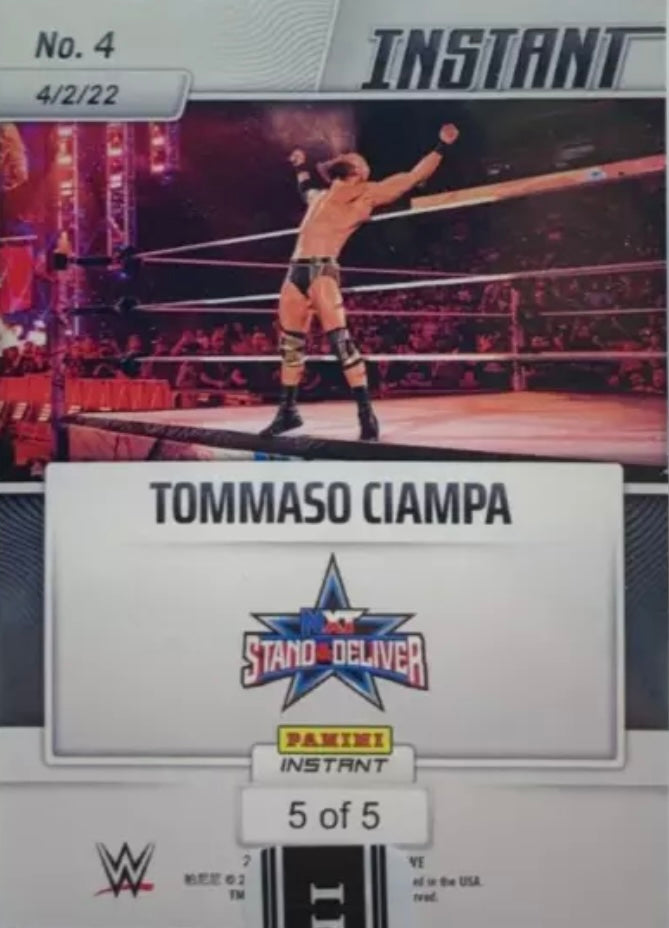 Tommaso Ciampa – Ciampa Embraces the WWE Universe trading card PW Catalog