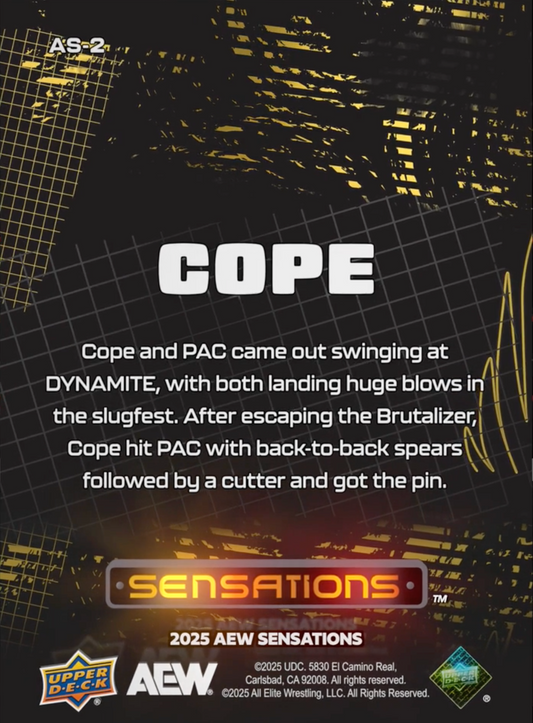 1/22/25 – Cope – Cope Gets the Win Over PAC at AEW Dynamite