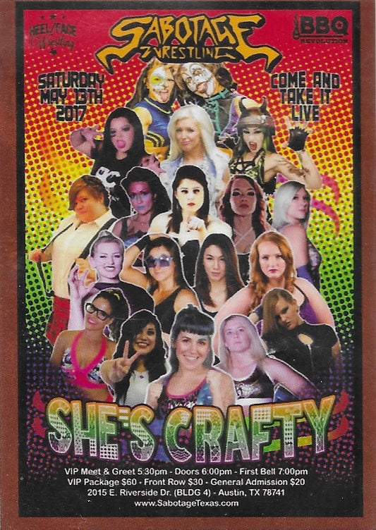 She’s Crafty trading card PW Catalog