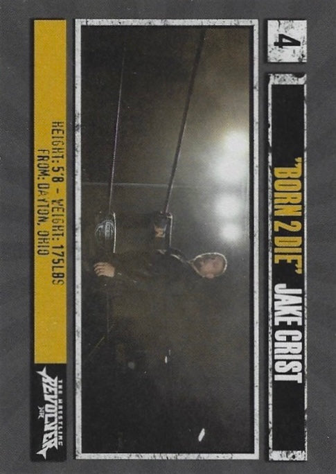 “Born 2 DIE” Jake Crist trading card PW Catalog