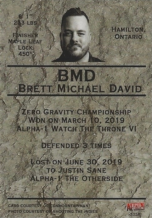 Brett Michael David – Zero Gravity Champion