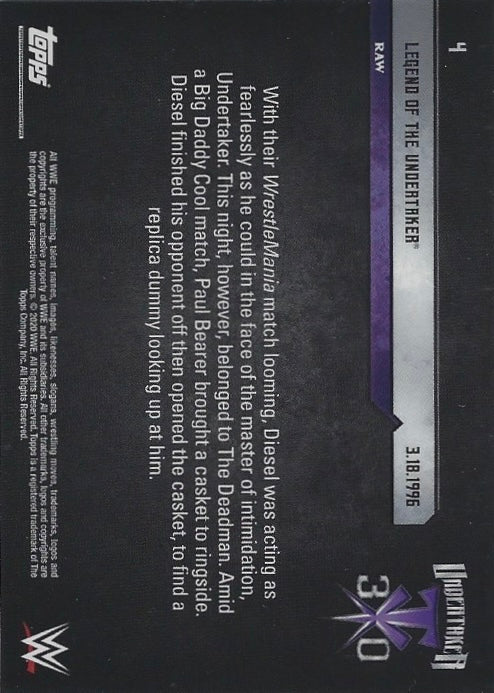 3.18.1996 – Intimidating Diesel trading card PW Catalog