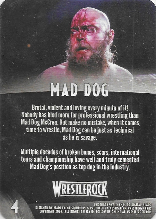 MAD Dog trading card PW Catalog