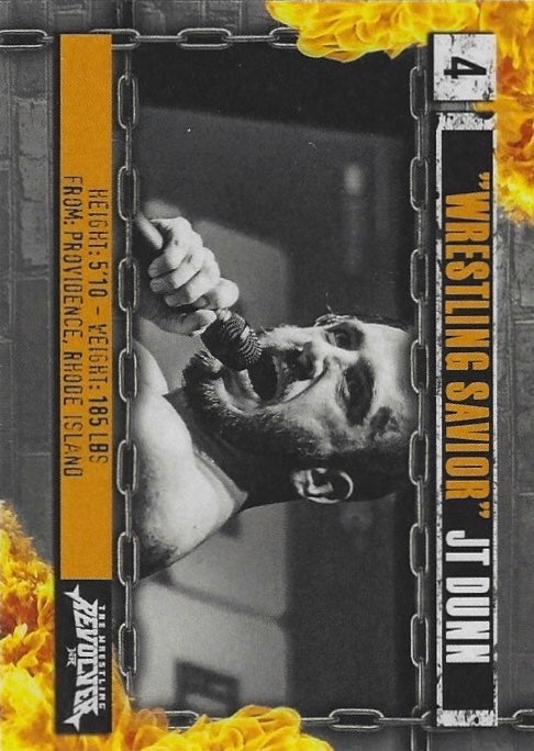 “Wrestling Savior” JT Dunn trading card PW Catalog